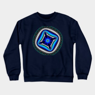 Circular fractal Crewneck Sweatshirt